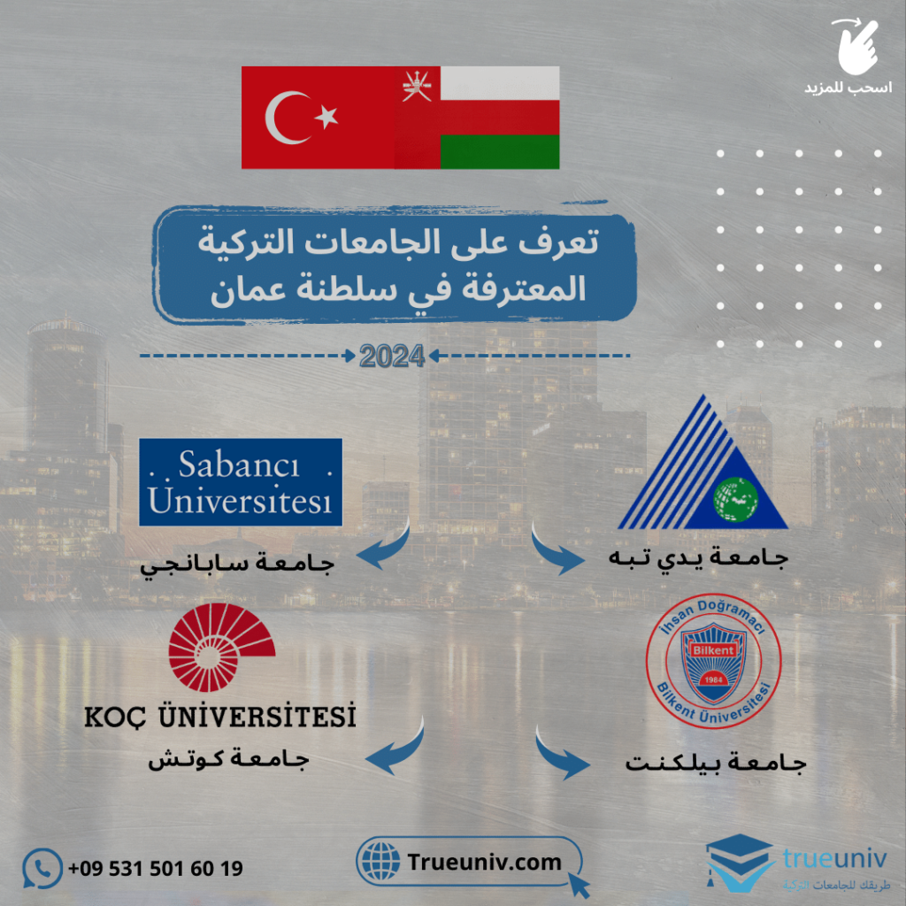 الجامعات التركية المعترفة في سلطنة عمان